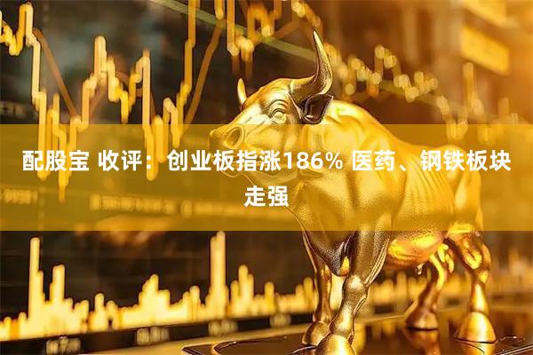 配股宝 收评：创业板指涨186% 医药、钢铁板块走强