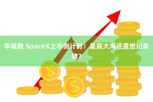 华城融 SpaceX上市倒计时！星辰大海还是世纪豪赌？